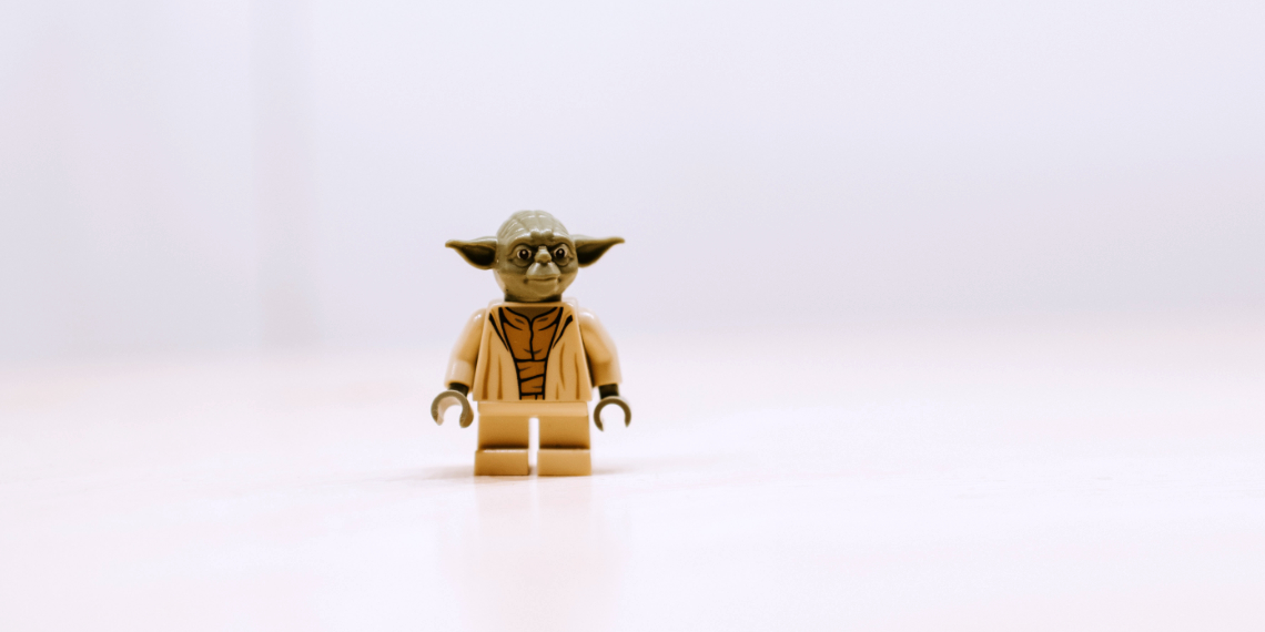 Lego Yoda from Star Wars